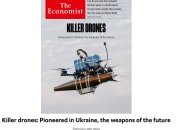 Украинские дроны на обложке The Economist