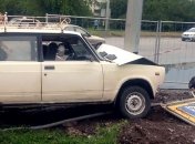 В Харькове автомобиль сбил коляску с младенцем