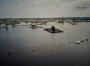 Так выглядит подтопленная Киевщина