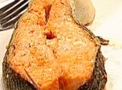 Сёмга, запечённая с фенхелем и лимоном