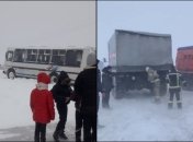 Снег парализовал дороги в Украине: что будет с погодой дальше