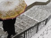 Выходные Украина встретит снегом и дождем