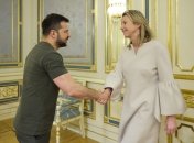 Кайса Оллонгрен и Владимир Зеленский