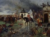 Валленштайн: сцена з Тридцятилітньої війни. Художник Ернест Крофтс, 1884 рік