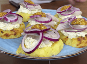 Закуска из сельди и картофеля