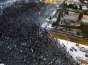 В центре Бухареста митингуют 50 тысяч человек