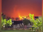 Момент удару іранської ракети потрапив на відео