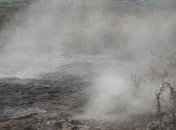 Из-за пожара в Киевской области в Черкассах наблюдается задымление