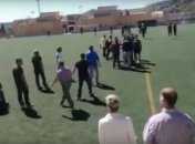 Детский футбольный матч завершился брутальной дракой родителей (Видео)