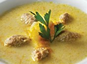 Сирний суп з фрикадельками