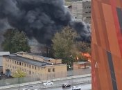 Пожар в москве