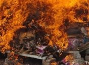 СБУ сожгла наркотиков на миллион долларов