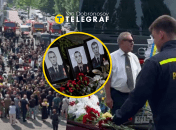 В Киеве простились со спасателями