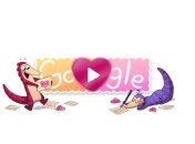 Google посвятил "дудл" ко Дню Святого Валентина 