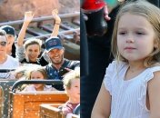 Дэвид и Виктория Бекхэмы сводили детей в Диснейленд