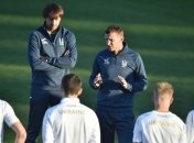 Шевченко провел последнюю тренировку перед матчем с Чехией