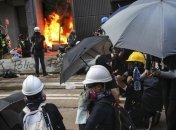 В Гонконге на День Китая вновь разгорелись протесты (Фото)