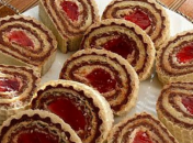 Приголомшливий вафельний рулет із желе