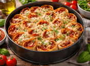 Пирог из тортильи в духовке