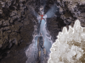 В пещере есть красивые гипсовые кристаллы. Фото Facebook-страница "Спелеотуры в пещеру Оптимистичная"