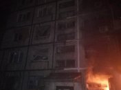 В результате атаки повреждены четыре многоэтажки.