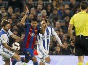 Грязная игра Суареса осталась незамеченной арбитром (Видео)