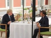 Макрон и Трамп встретились перед саммитом G7