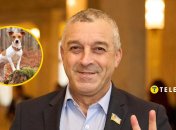 Георгій Мазурашу та джек-рассел