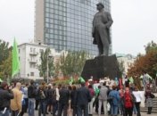 В Донецке протестовали против сланцевого газа