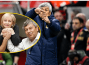 Мирча Луческу с семьей