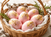 Розовые яйца