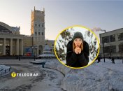 Вокзал в Харькове, девушка