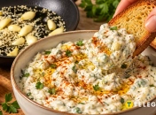 Нежная чесночная намазка с крем-сыром – быстрый и вкусный перекус