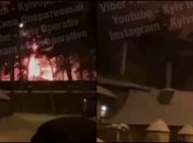 В элитном районе Киева произошел масштабный пожар: подробности (видео)