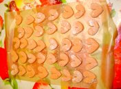 Песочное печенье с мятой «Пламенные сердца»