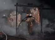 На Хортице от молнии загорелась "Запорожская Сечь"