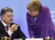 Порошенко поговорил с Меркель по поводу ситуации на Донбассе