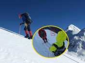 Альпинист упал с горы Нама в Китае