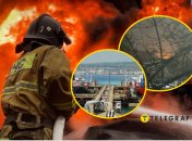 После атаки дронов на РФ возникли пожары