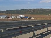 Росіяни облаштували базу прямо біля дороги