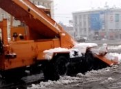 В Харькове снегопад повалил 750 деревьев (Видео)