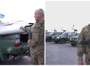 Сергей Наев передал воинам очередную партию внедорожников