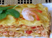Лазанья с морепродуктами