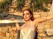 Голливудская актриса Линдси Лохан перевоплотилась в первую леди