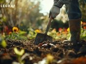 Під час скопування городу, треба берегти свої руки (зображення створено за допомогою ШІ)