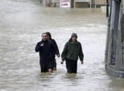 На севере Франции из-за сильных ливней реки вышли из берегов