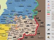 Карта АТО на востоке Украины (16 февраля)
