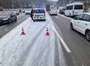 На місці аварії утворилася пробка