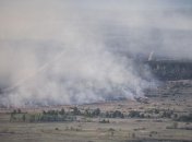 ГСЧС: Распространение огня в направлении ЧАЭС остановлено