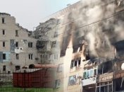 Наслідки обстрілів Сєвєродонецька